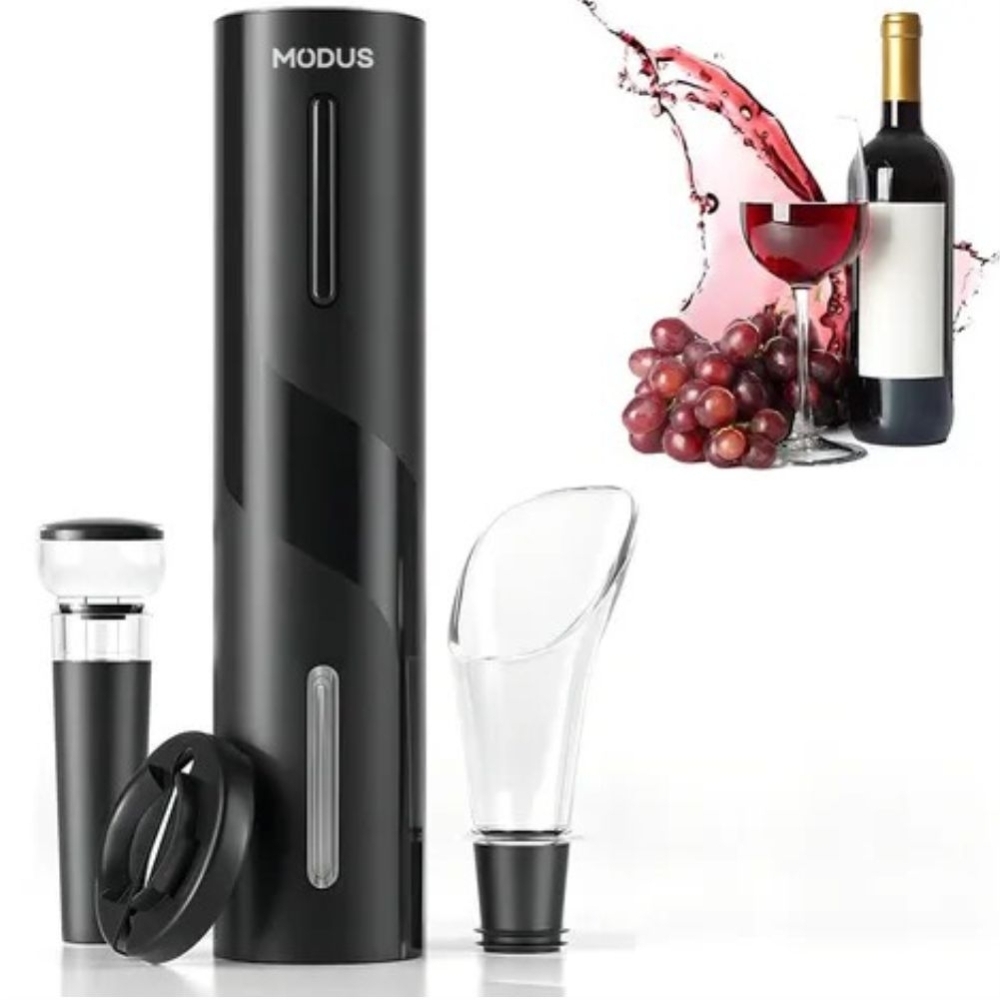 Abridor De Vinho Elétrico Saca Rolhas Automático A Pilha-AVAUT-52