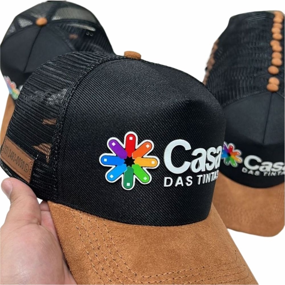 Boné Premium Logo Emborrachado Alto Relevo 