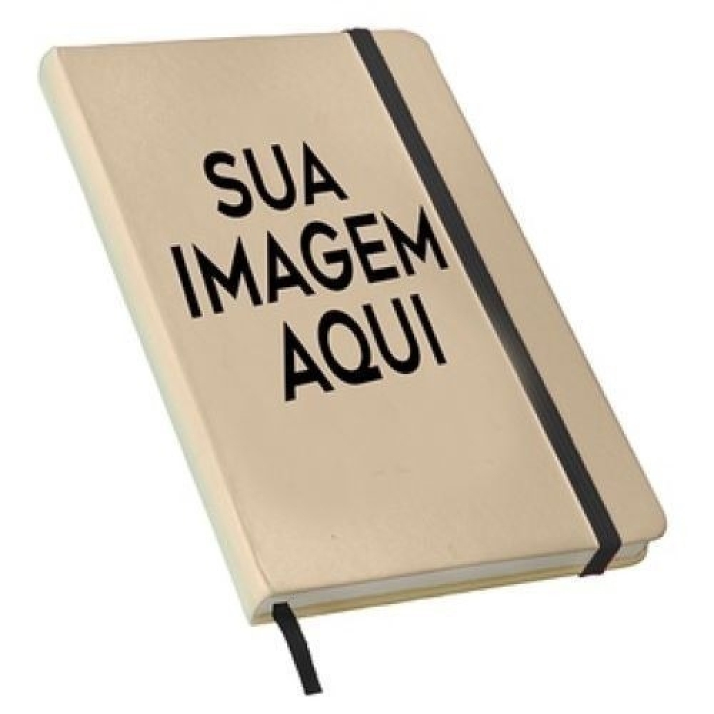 Caderneta Tipo Moleskine SEM PAUTA Capa Fantasia