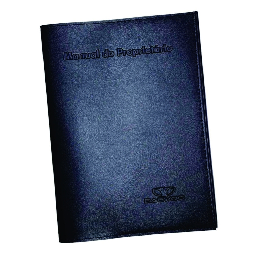 Porta manual de couro 